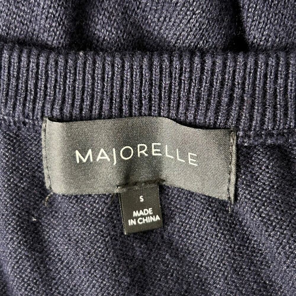Majorelle Charlotte Jumpsuit Off The Shoulder Long Sleeve Navy Blue Small - Picture 5 of 9